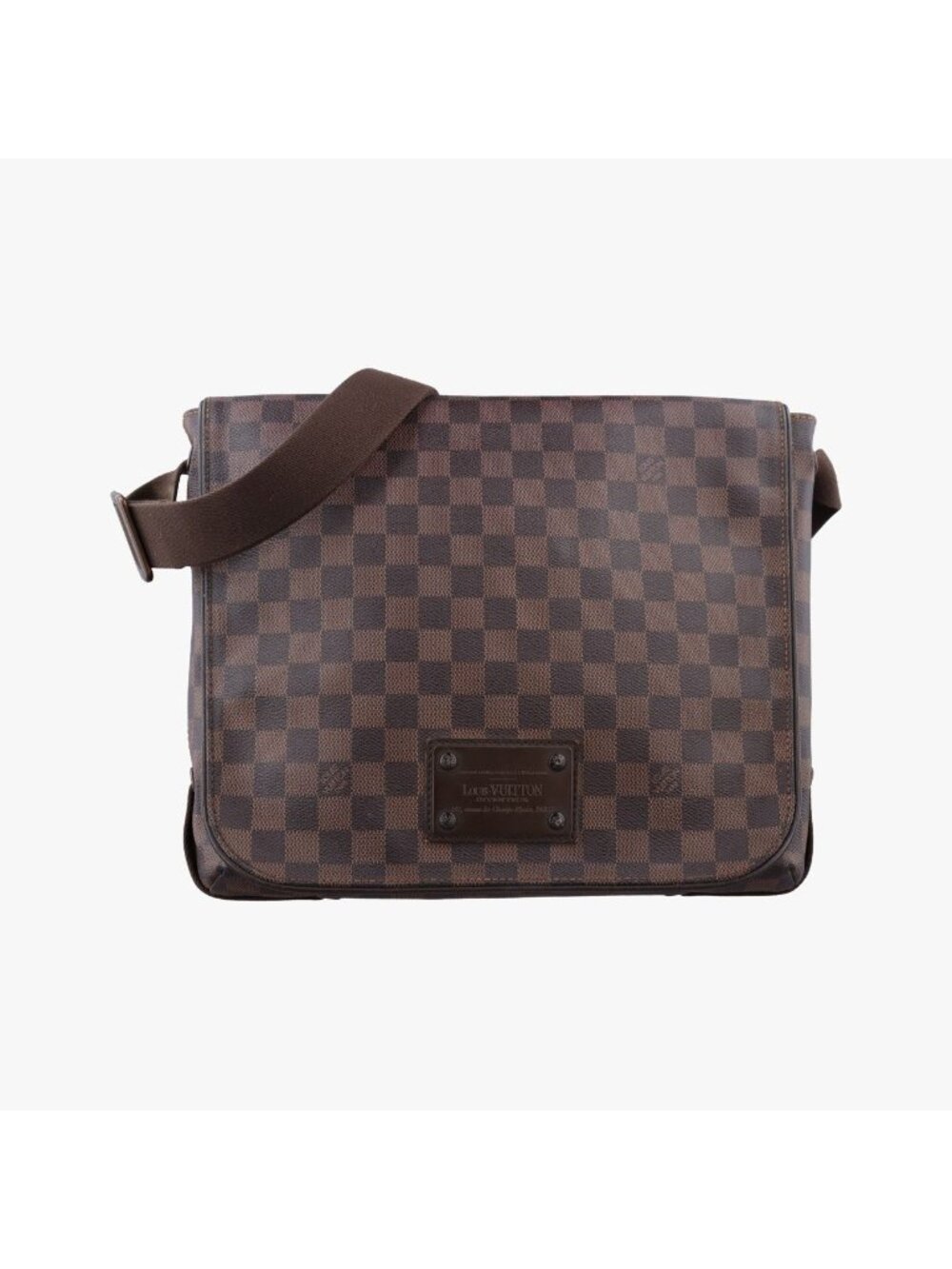 Louis Vuitton Brooklyn MM Ebene Damier Canvas Shoulder Bag